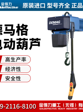 进口电动葫芦DC-COM10-2000 2/1 H4 V4/1 进口2000kgDEMAG正品
