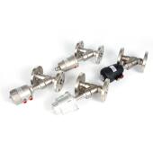 D3不法04卫生23970级锈钢高温蒸汽阀气控气动Y型兰式 角座阀阀门N1