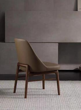 轻奢餐椅创人意书椅房接简约酒CUO店会所售楼处洽谈待单椅样板椅