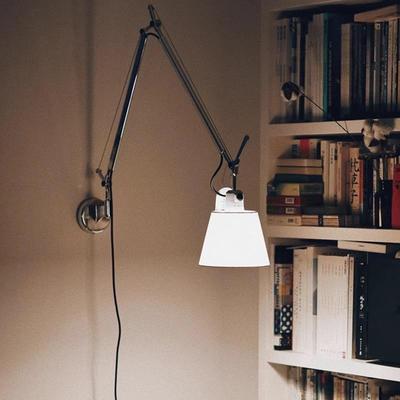 ins意大利Artmid37531e摇臂壁伸缩客厅书房卧e室床奢头阅读灯热销