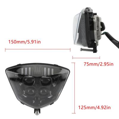 越野摩托车LED灯芯适用于EC50HL18100250F350F2E3X450GAS灯芯改装
