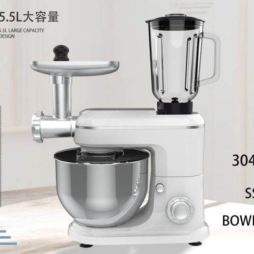 厨师机和面机全自动家用小型单搅拌料理机打蛋机揉面机多用途绞肉