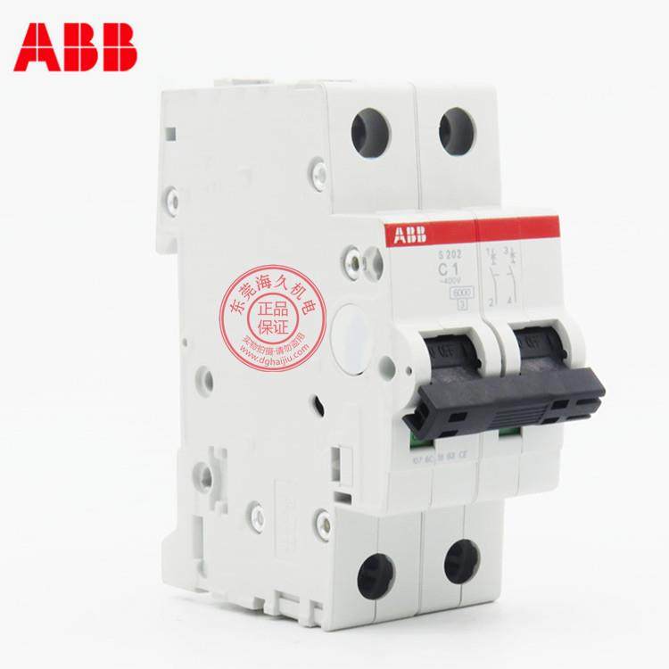 ABB低压关S200CLT系交流断路器S202-D10;02列CDS25201开R0101