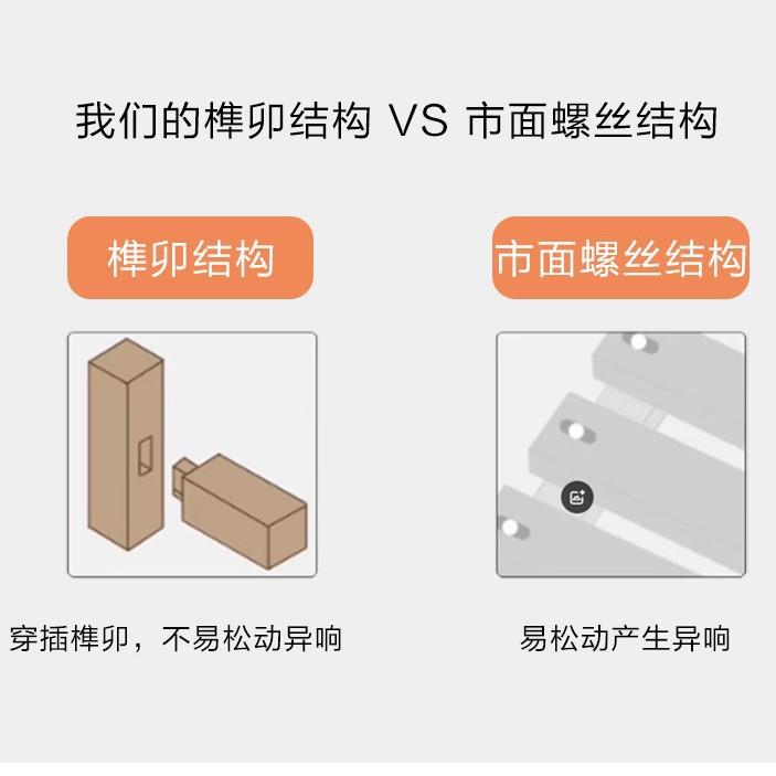悬浮榫结卯构排架无床头主床卧双人床公寓HOG酒店榉木排骨架骨床