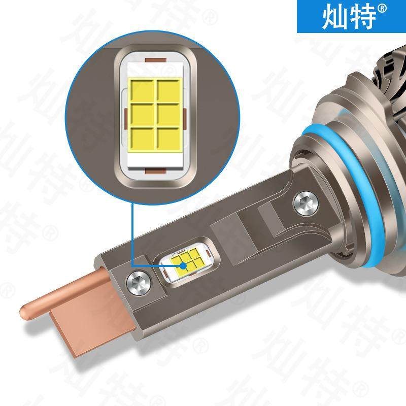 灿特大功率汽车led大灯K12灯泡装灯光升级LED远灯近光泡超亮改强