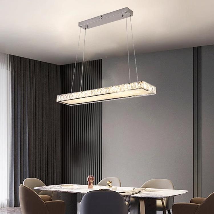 327洛奥灯饰轻奢水晶餐厅l吊灯简约现代吧台d灯e饭大气家用餐桌厅