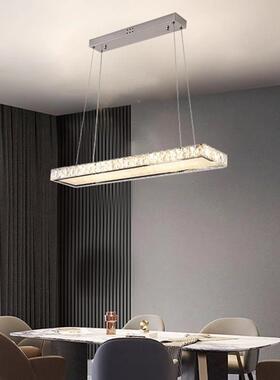 327洛奥灯饰轻奢水晶餐厅l吊灯简约现代吧台d灯e饭大气家用餐桌厅