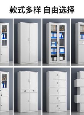 钢制文件柜公Y2042室档物案办柜铁皮柜带锁资柜财务凭证柜抽料屉