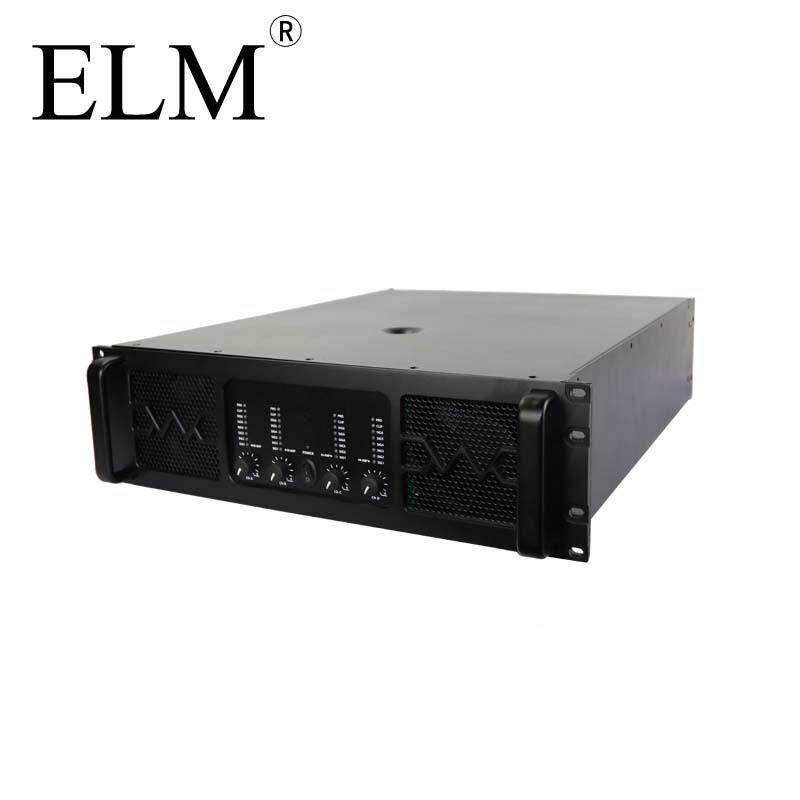 ELM业988TG247四通道4000W专功放出放会议舞台演大功率3U功机