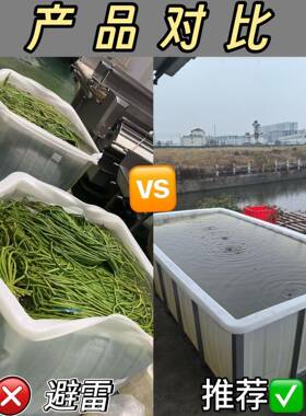 牛塑料水箱带框水产养箱筋大号架QAM殖长方形周转解冻浸泡清洗水