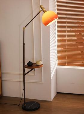 中古风落地饰灯客厅32856装置物架装饰一沙发旁卧室床头体柜一体