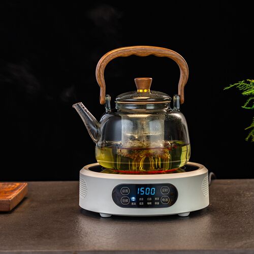 康米电陶炉玻璃壶加不挑壶烧水电热炉多功能家用泡茶电磁炉套装