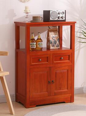 9C餐NEL边柜实木水置物厨架餐柜柜房一体客厅靠墙小储物茶收纳柜