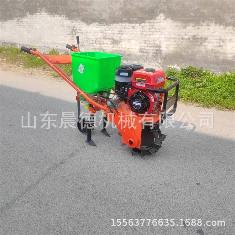 手推玉米播种机农农用小麦油追肥两ELL行三行田菜地施肥汽机