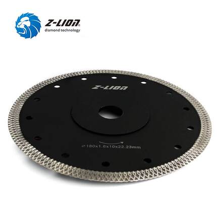 .瓷砖切割片加宽细尺波纹不53崩边186mm云石机角10磨机圆锯片