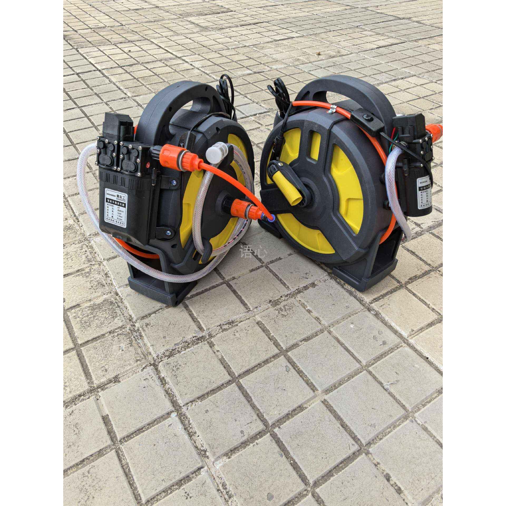 客车大巴车2v洗车货v车长杆4通水刷子2便携式XCL车载高压1清洗机