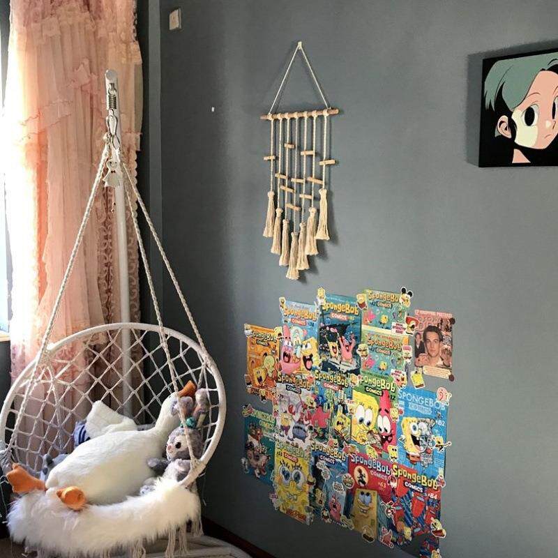 风吊外篮红户吊台床棉网绳吊椅阳摇IPG篮椅室内民宿流苏秋千热销