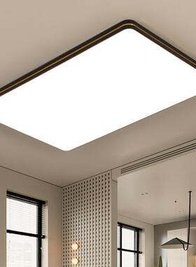 202厅4年新款客VHW厅灯简约现代大吸气ed顶灯家用轻奢卧室餐l灯具