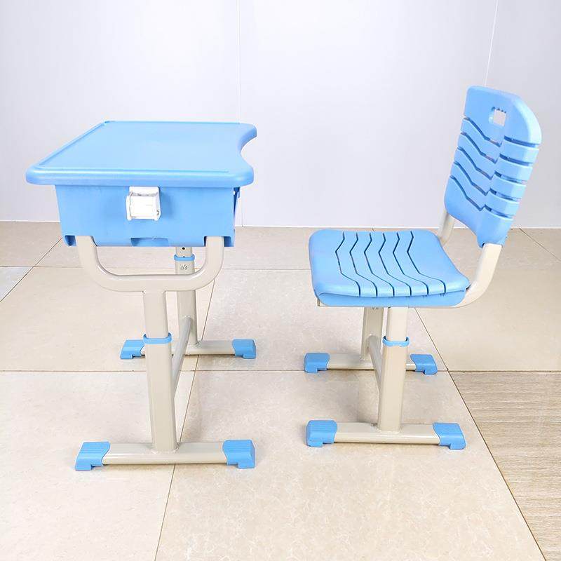 学中桌子习椅子全套辅校导班单人学卓子书桌小学生T型T型升降可升