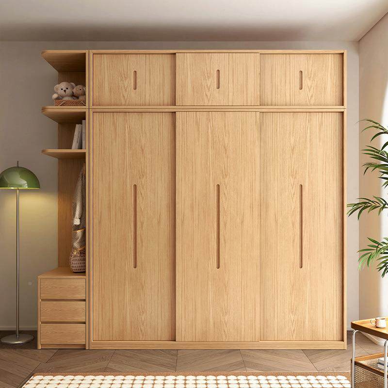 木原月门推门拉衣柜GXI二门三门组合滑大大小户型木色全实木极简,鲜花速递/花卉仿真/绿植园艺,其它园艺用品,淘宝优惠券,粉丝福利购,淘宝优惠卷