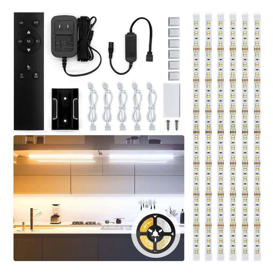 IF灯调光双色温LED条镜柜衣柜橱柜灯家R用PEN镜前低压2835灯灯带