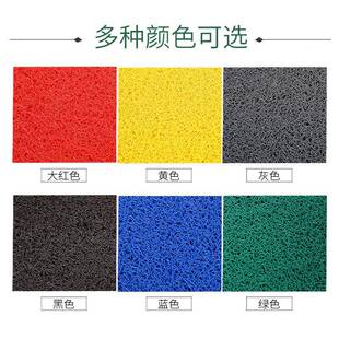 门进门丝圈地垫迎宾DTT红地毯入口户门厚厅加防滑防水大门垫PVC脚