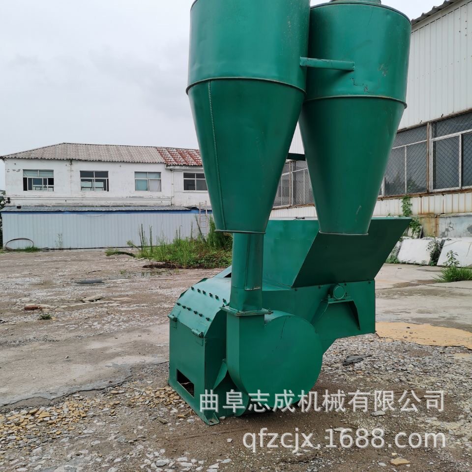 自动进料沙克龙除尘大型粉碎机
