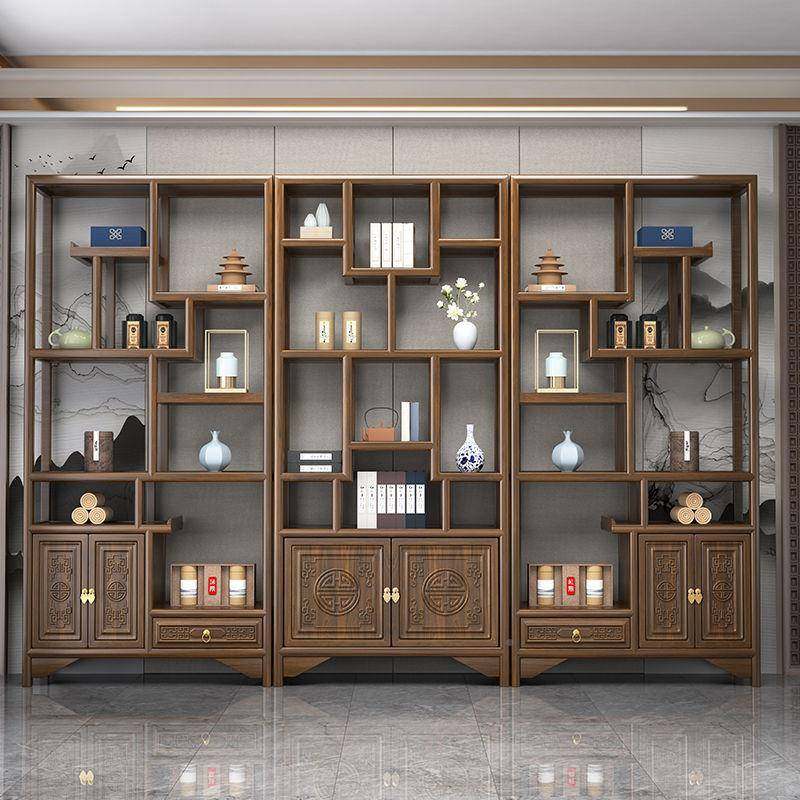 博古架实多宝阁中展式置物架办公室纳摆件榆木隔断收陈列JLO木示,鲜花速递/花卉仿真/绿植园艺,其它园艺用品,淘宝优惠券,粉丝福利购,淘宝优惠卷