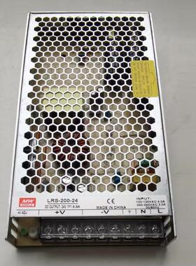 明纬LRSNQB-200-24V12VV536V4直8V超薄开关电源变器流稳压压替S/N