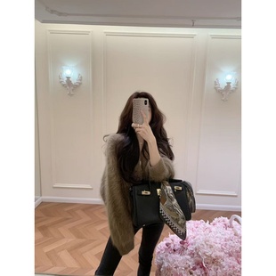 套装女2025新款韩系慵懒风百搭毛茸茸针织开衫上衣高腰显瘦直筒裤