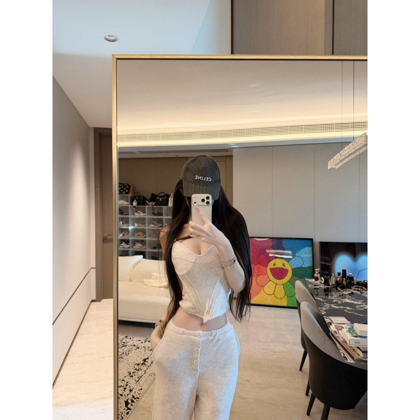 巨好看2026穿搭一整套纯欲辣妹风修身短款吊带背心显瘦宽松阔腿裤,女装/女士精品,时尚套装,淘宝优惠券,粉丝福利购,淘宝优惠卷