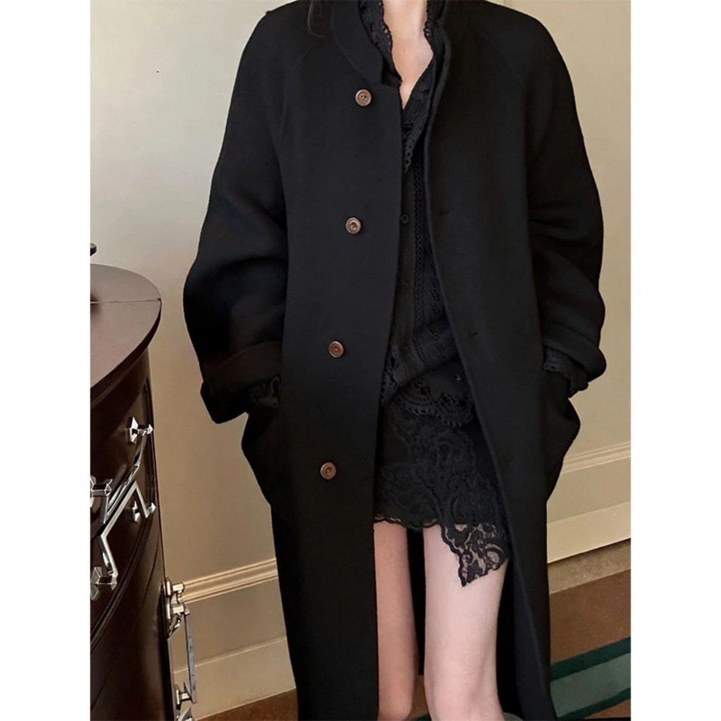 2026巨好看搭配一整套韩系慵懒风镂空单排扣针织衫显瘦百搭半身裙,女装/女士精品,时尚套装,淘宝优惠券,粉丝福利购,淘宝优惠卷