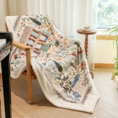 加厚双层办公室午休睡毯 膝盖腿毯沙发盖毯冬季 法式 复古卡蒙特四季