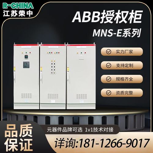 ABB授权柜MNS-E低压配电柜成套开关柜动力柜布线控制配电箱定制
