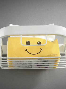 应卫生间五金挂件供发61163简约款纸巾篓色铜白材质批方形置物架