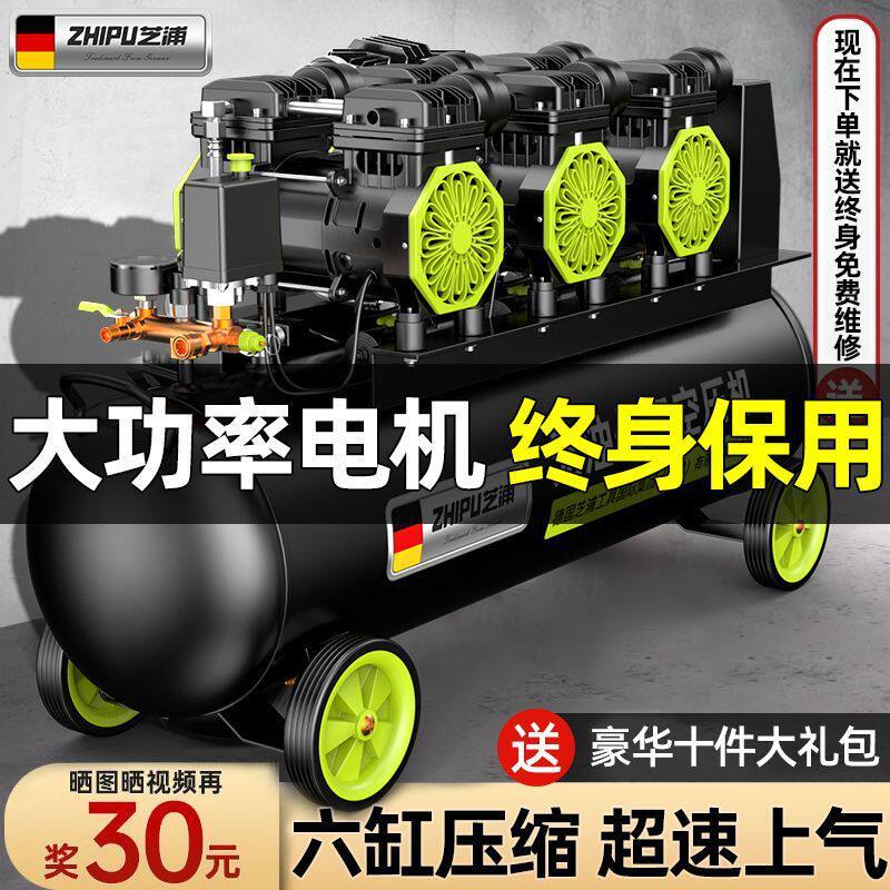 德国芝浦空压机打气泵小型220洗车喷壶