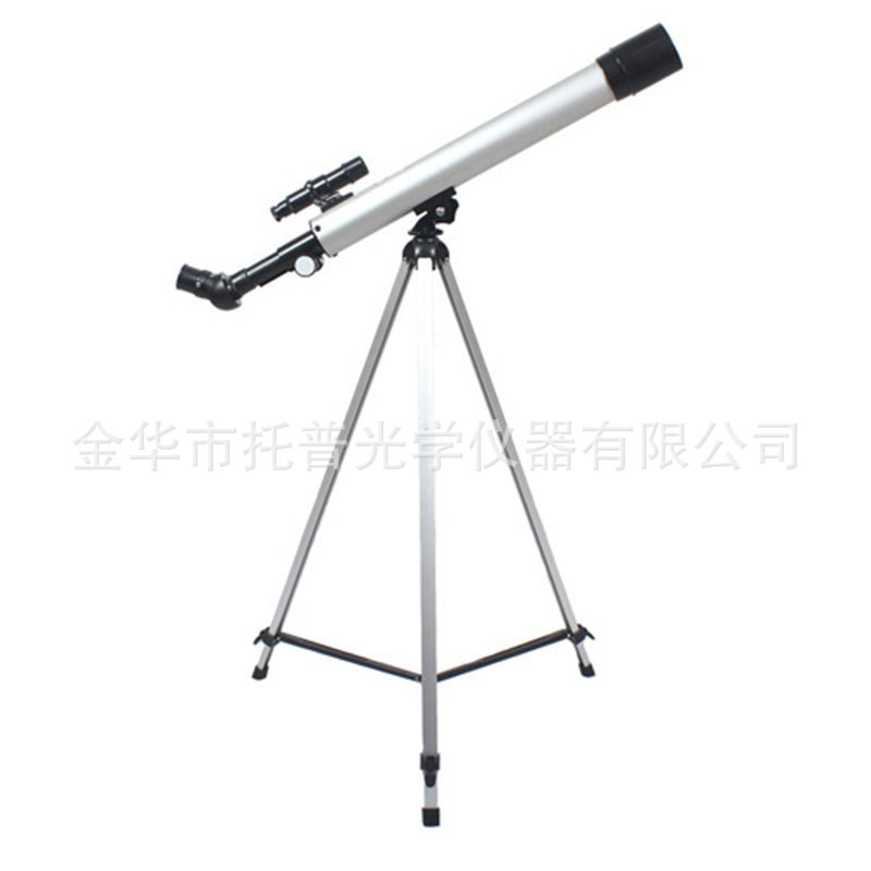厂家YJ50600天文单筒望远镜超清晰黑色50倍100倍塑料天文望远镜