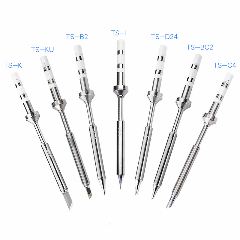 TS100电烙铁 配件 焊嘴 发热芯 焊头 尖咀 刀头 斜口 一字头