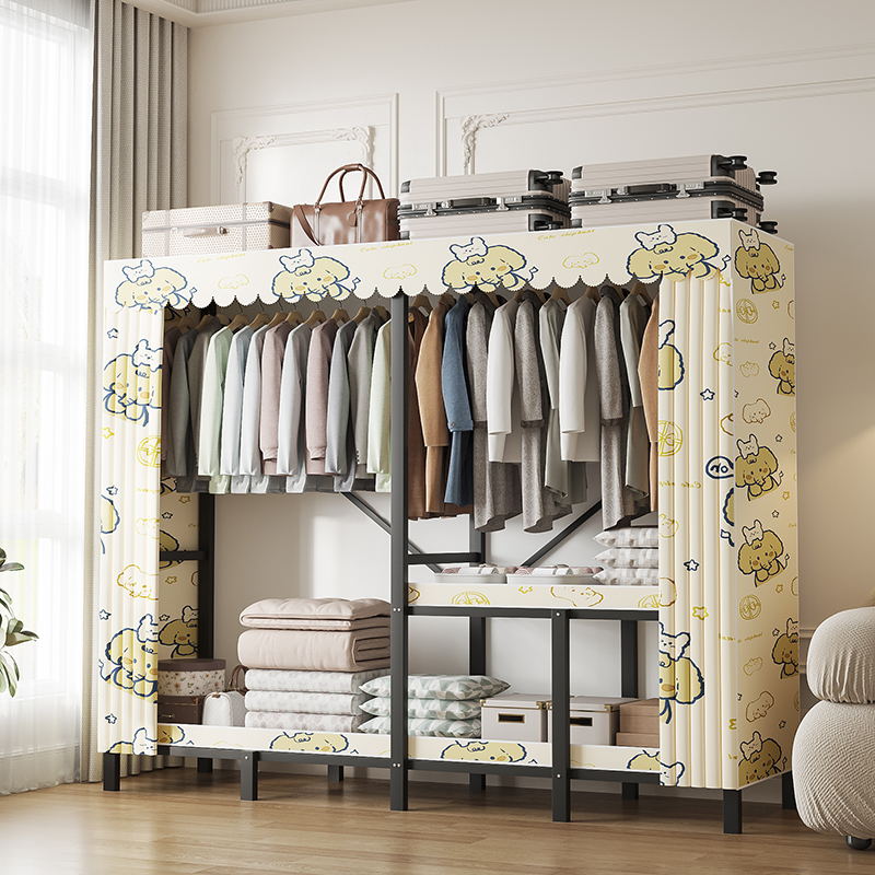 免安装折叠衣柜卧室家用简易布衣柜结实耐用衣柜出租房用收纳柜