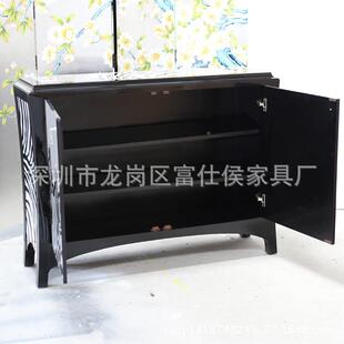 现代简门约客厅斑纹个性时尚后艺术餐边玄关柜无品牌/鞋柜间厅马