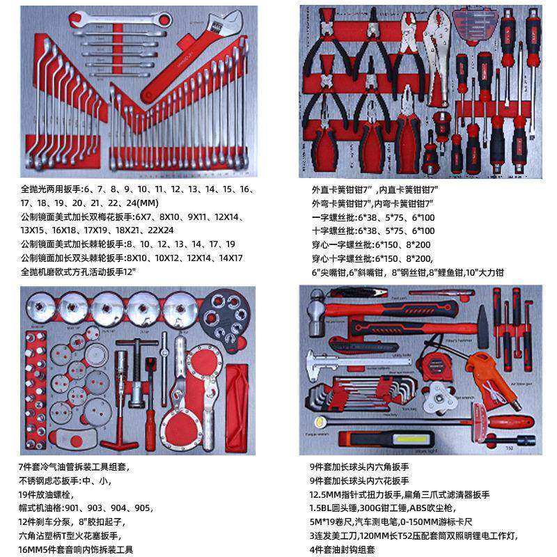 421件综合工具套装具7综具421件综专业修机修合工套装修理厂组套