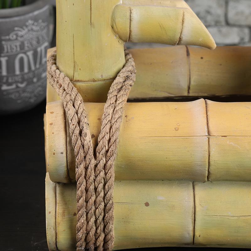 竹子流水器摆件风水加湿客厅庭院创意装饰家居用品