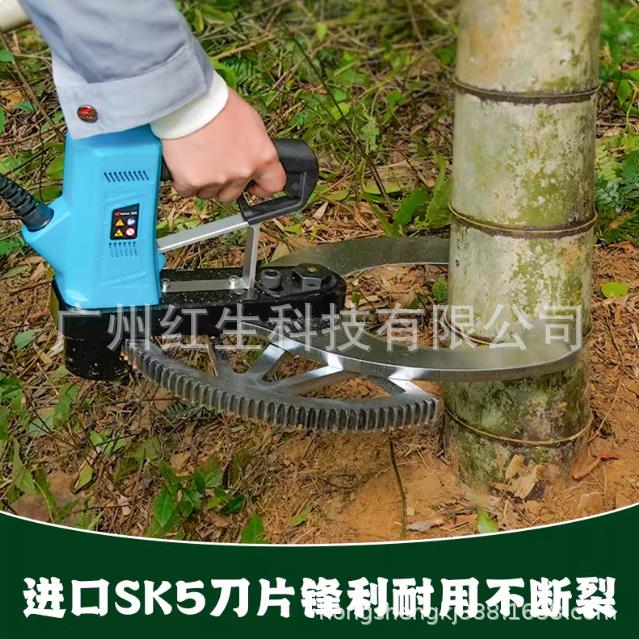 嘉HPM航率砍竹机电动伐竹剪新1分4公毛竹专用剪竹机大款口径大功