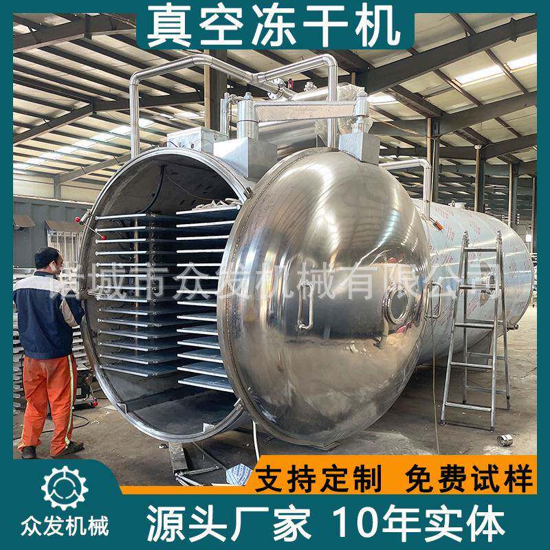 众发低温火龙果冻干机松茸菌类真空冻干设备水果冷冻干燥设备