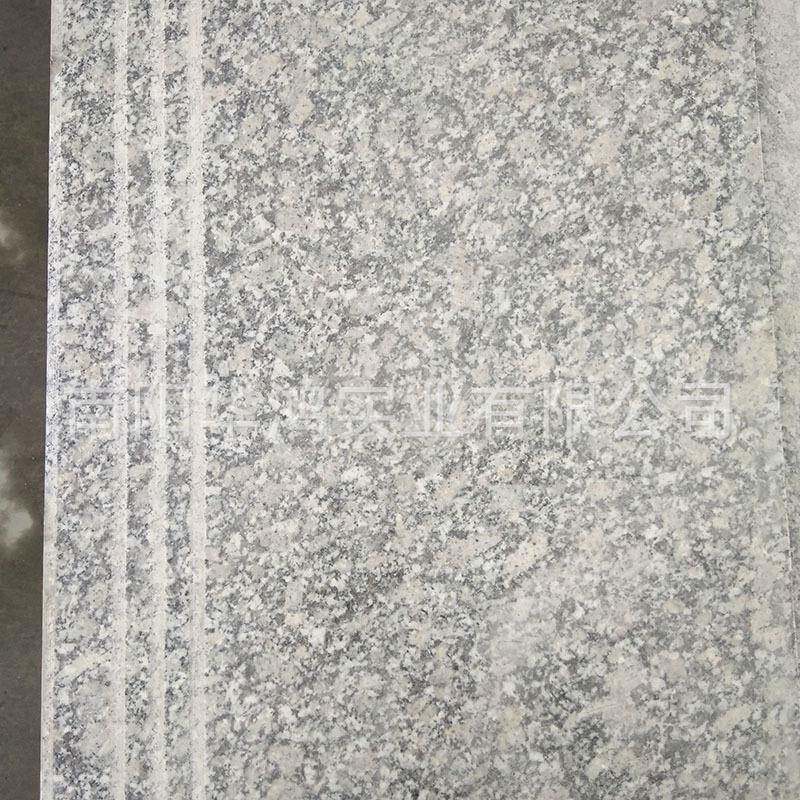 小铁灰石材磨光面火烧面楼梯踏步台阶石灰色花岗岩内乡珍珠灰