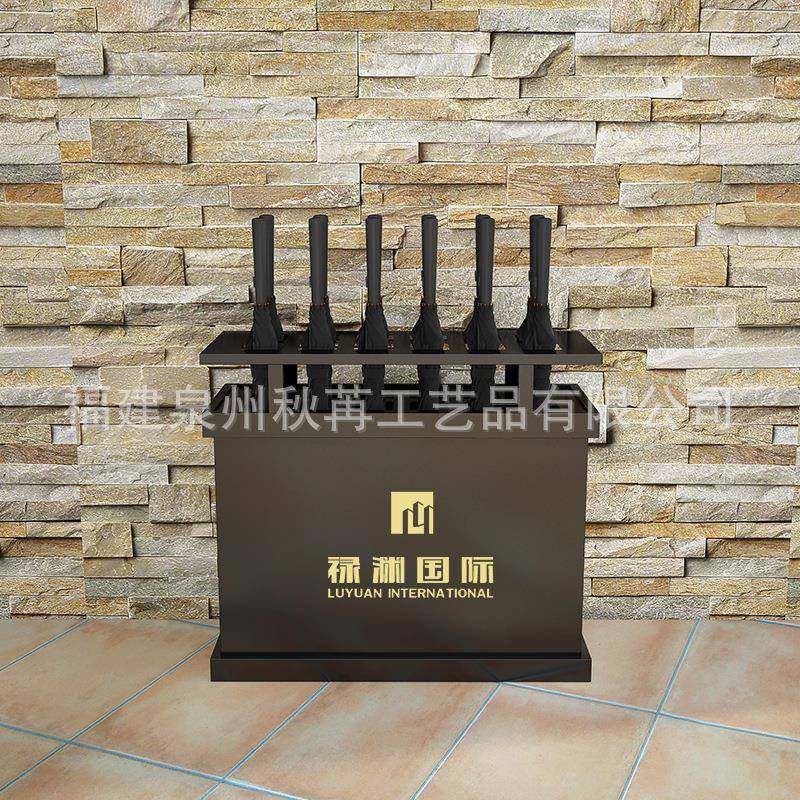 伞架商架用产雨架酒地店大堂雨伞售楼处60334迎宾商用雨伞桶可加l