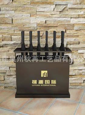 伞架商架用产雨架酒地店大堂雨伞售楼处60334迎宾商用雨伞桶可加l