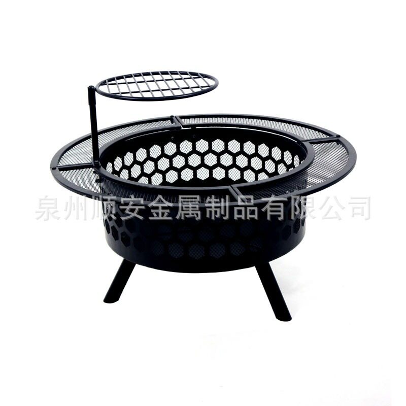 铁艺木炭户外便携取暖烤火炉