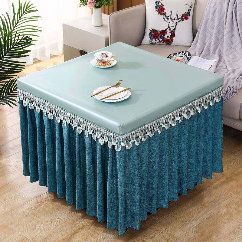 F98S79SS防水垂防罩油桌罩方桌桌布烤火桌罩正方防形尘皮纱电炉罩,居家布艺,床头罩,淘宝优惠券,粉丝福利购,淘宝优惠卷