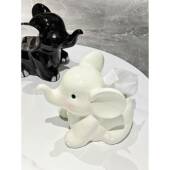 创陶纸瓷巾盒抽纸盒可爱意桌面收通纳餐754厅卡易清洗质感